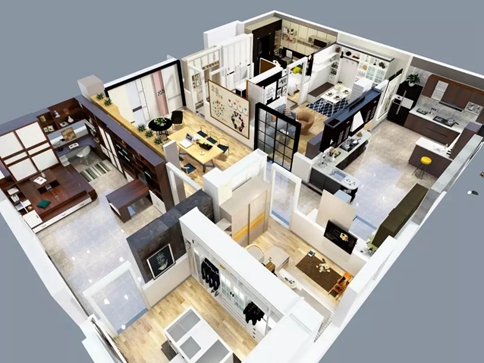 全屋鸟瞰图